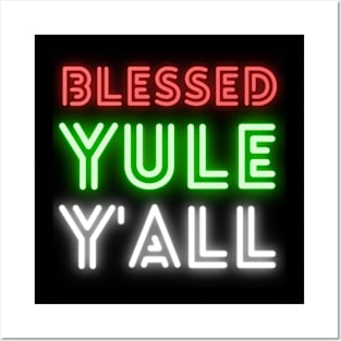 Blessed Yule Posters and Art